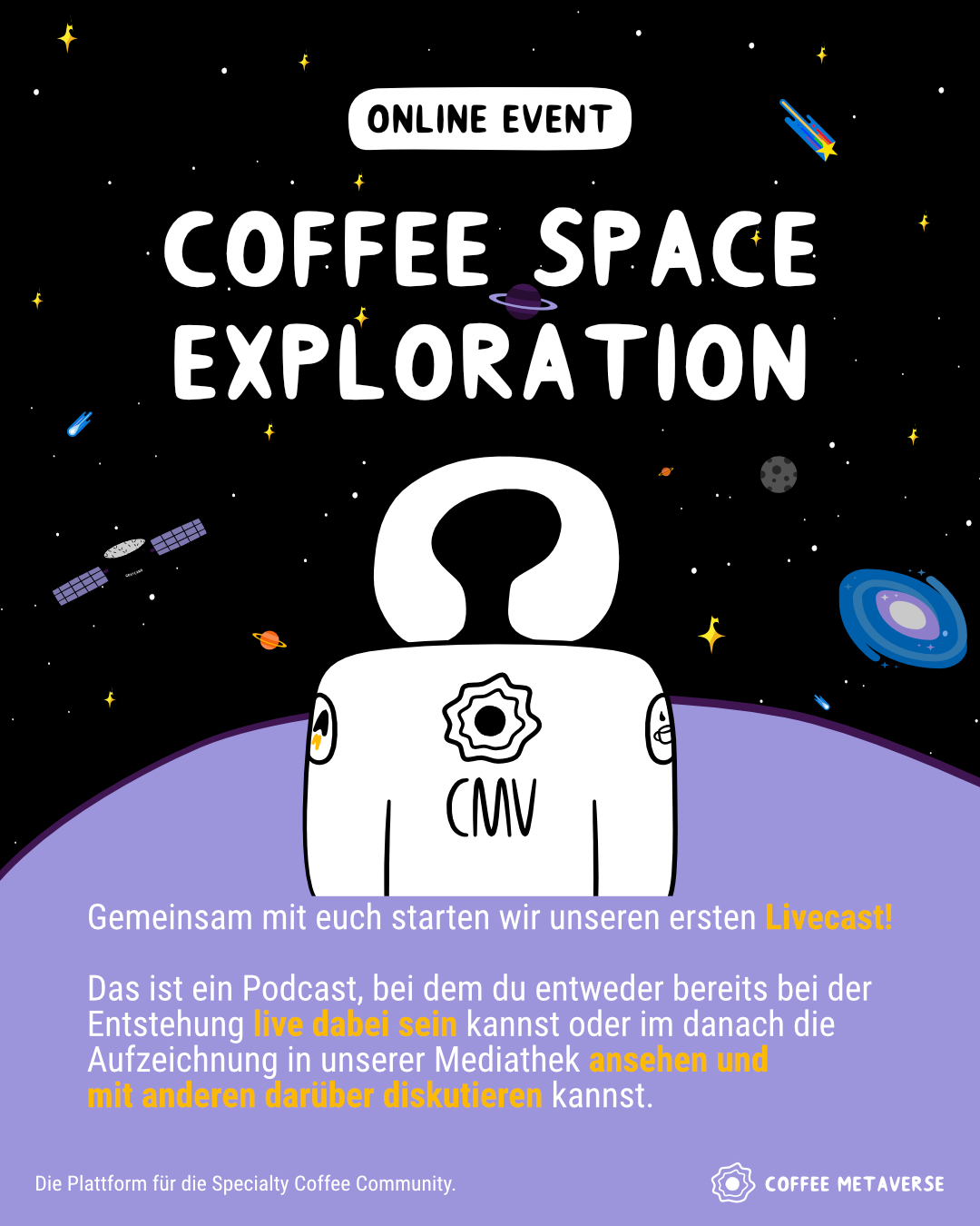 LIVECAST | Coffee Space Exploration